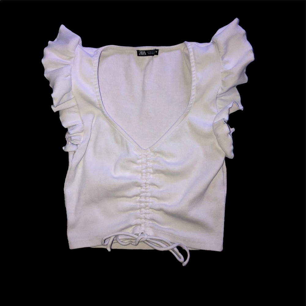 White Crop Top